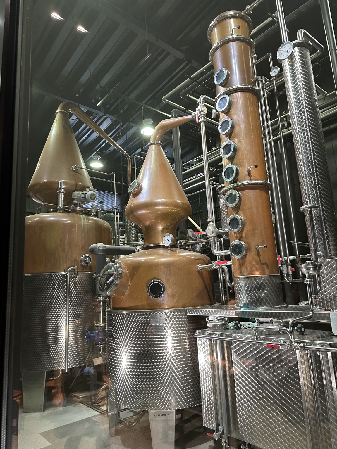 SAKURAO DISTILLERYの銅製蒸留設備